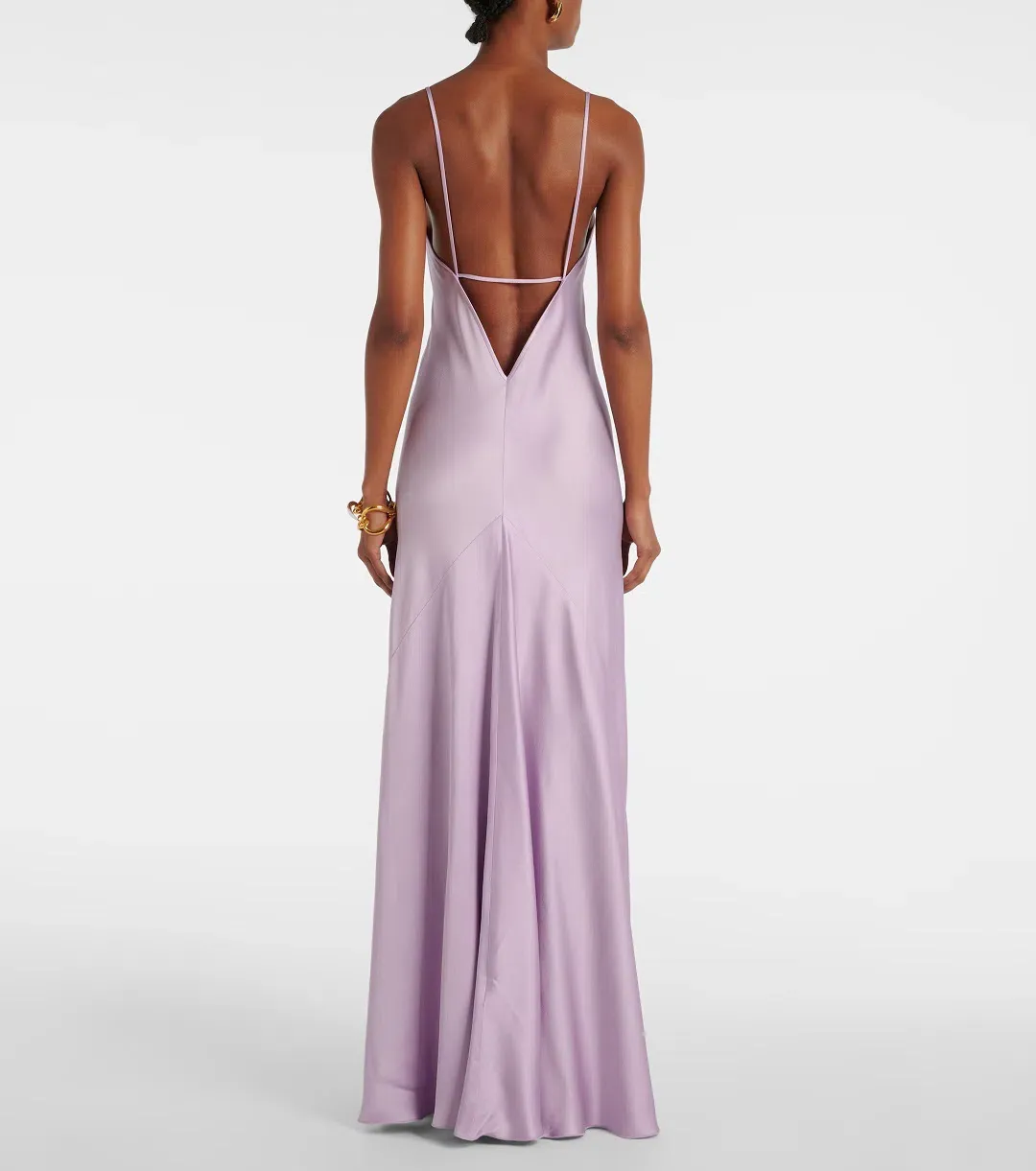 Victoria Beckham Satin Gown Petunia Size 10 for rent on The Volte - main image