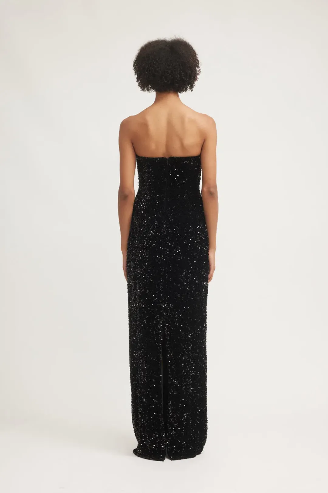 TOJHA Harlynne Dress Black Sequin Size M / AU 10 for rent on The Volte - main image