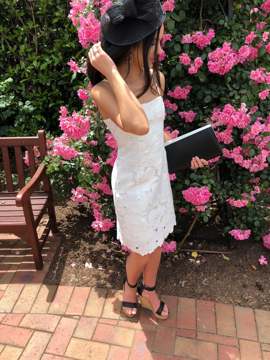 Kookai white lace dress size 6 for rent on The Volte - main image