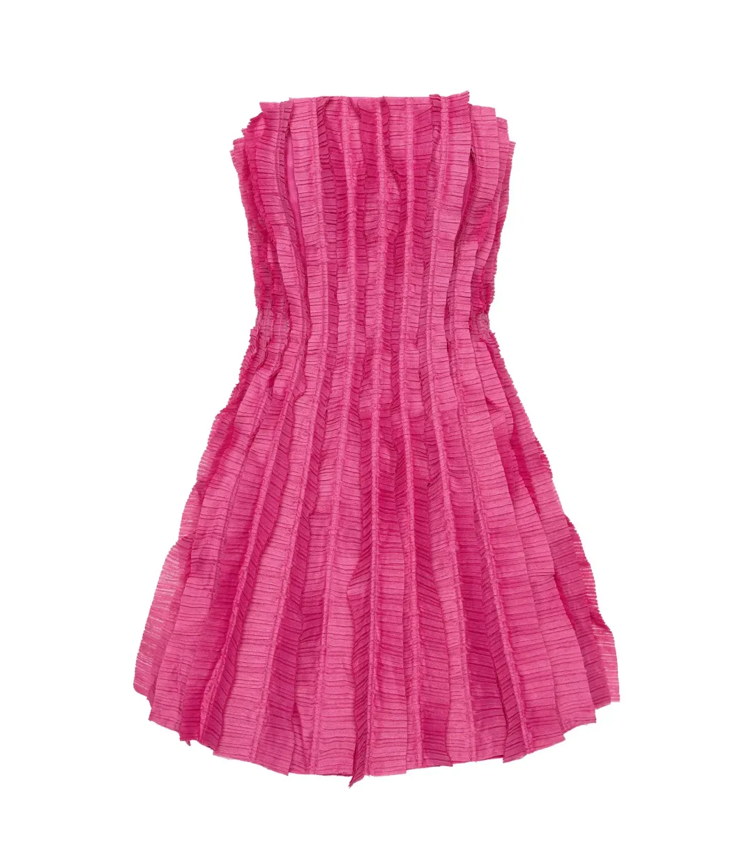 Aje Hybrid Sleeveless Mini Dress in Fuchsia Rose Size AU 8 for rent on The Volte - main image