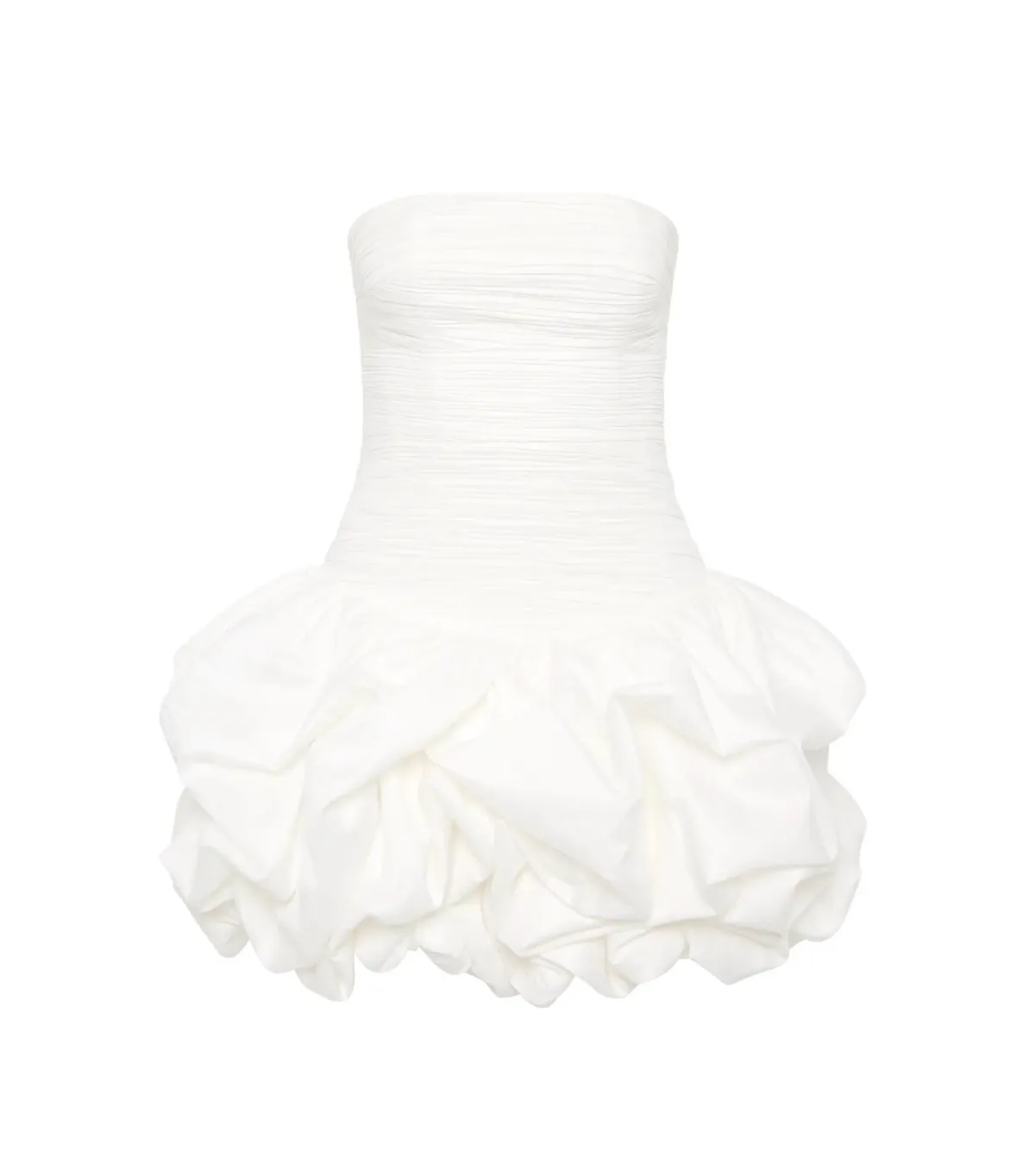 Aje Violette Bubble Hem Mini Dress Ivory Size AU 8 - Image 6