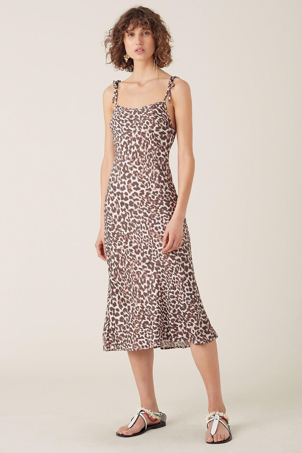 Tigerlily Onari Maxi Dress Leopard Print Size 14 - Image 1