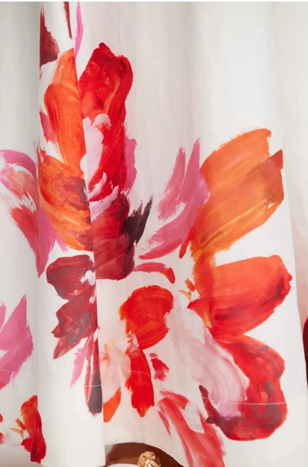 Acler chapelhill floral maxi ivory white dress size 14 pockets a-line  - Image 4