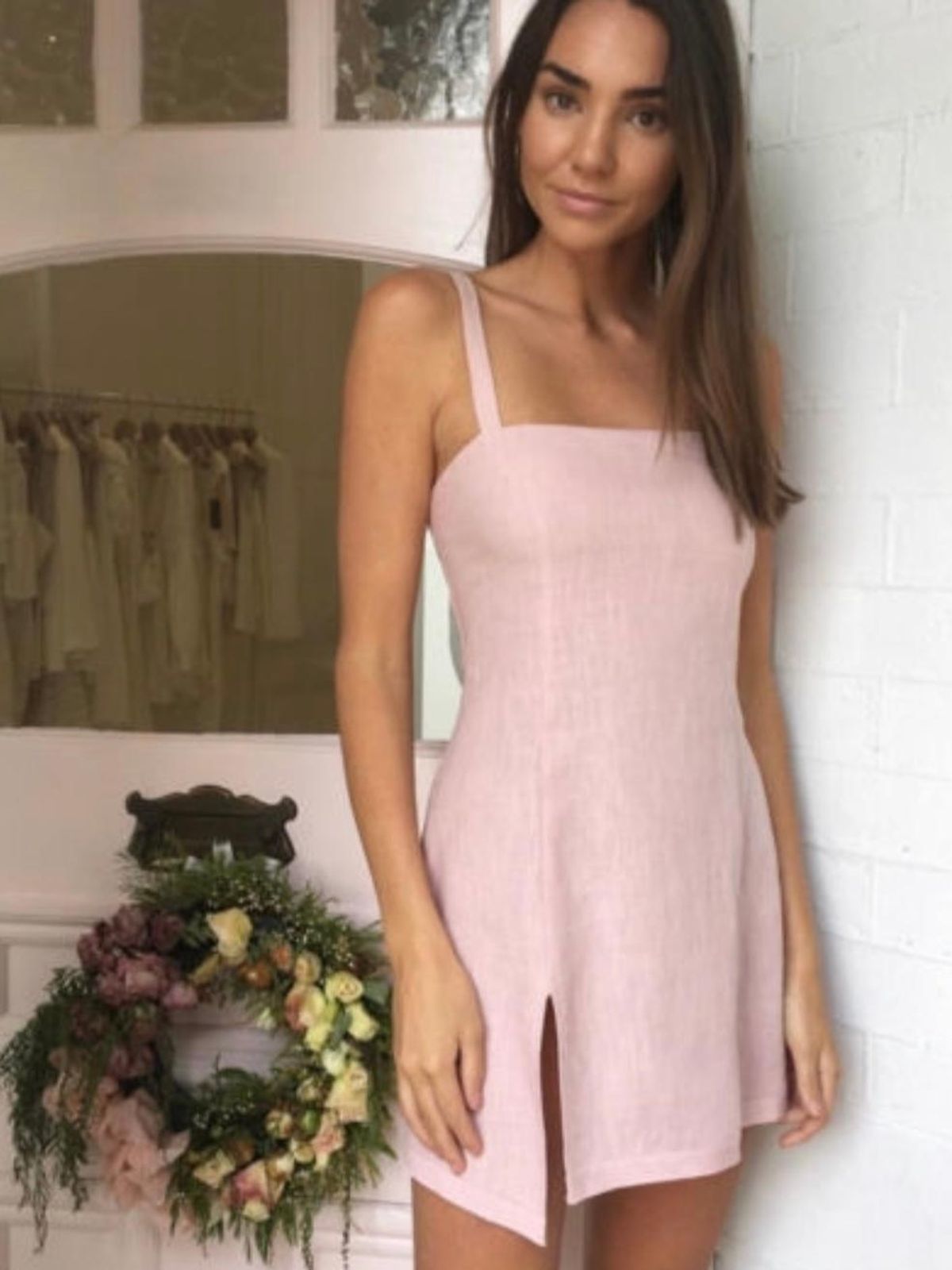 Bec and Bridge Evie Rose Dress Pink size 8 - Image 1