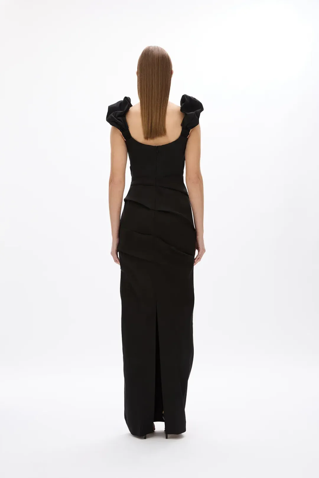 Rachel Gilbert Kalina Gown Black Size 2 / AU10 or AU12 for rent on The Volte - main image