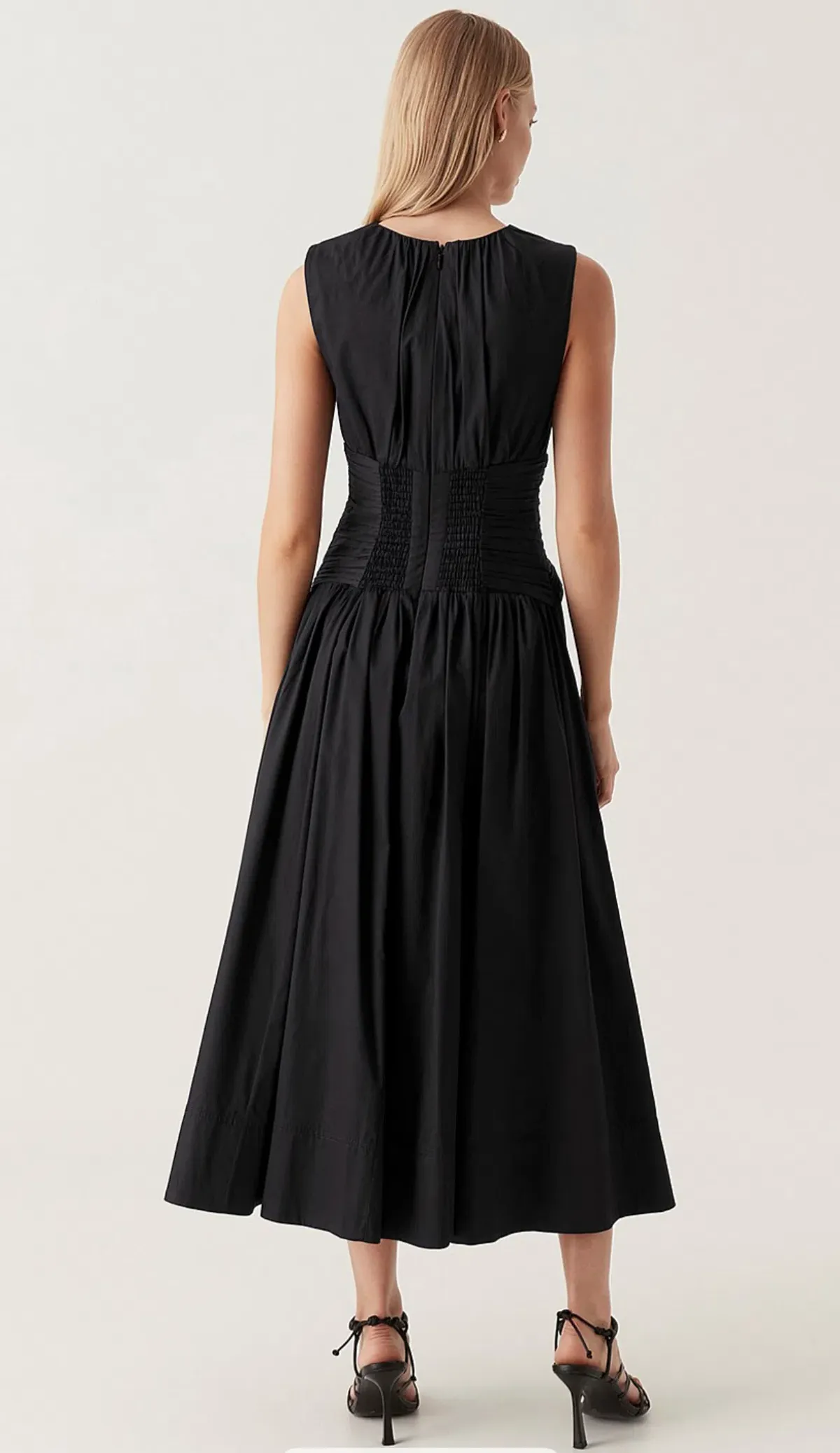 AJE Agatha Knot Waist Midi Dress Size 6 - Image 4