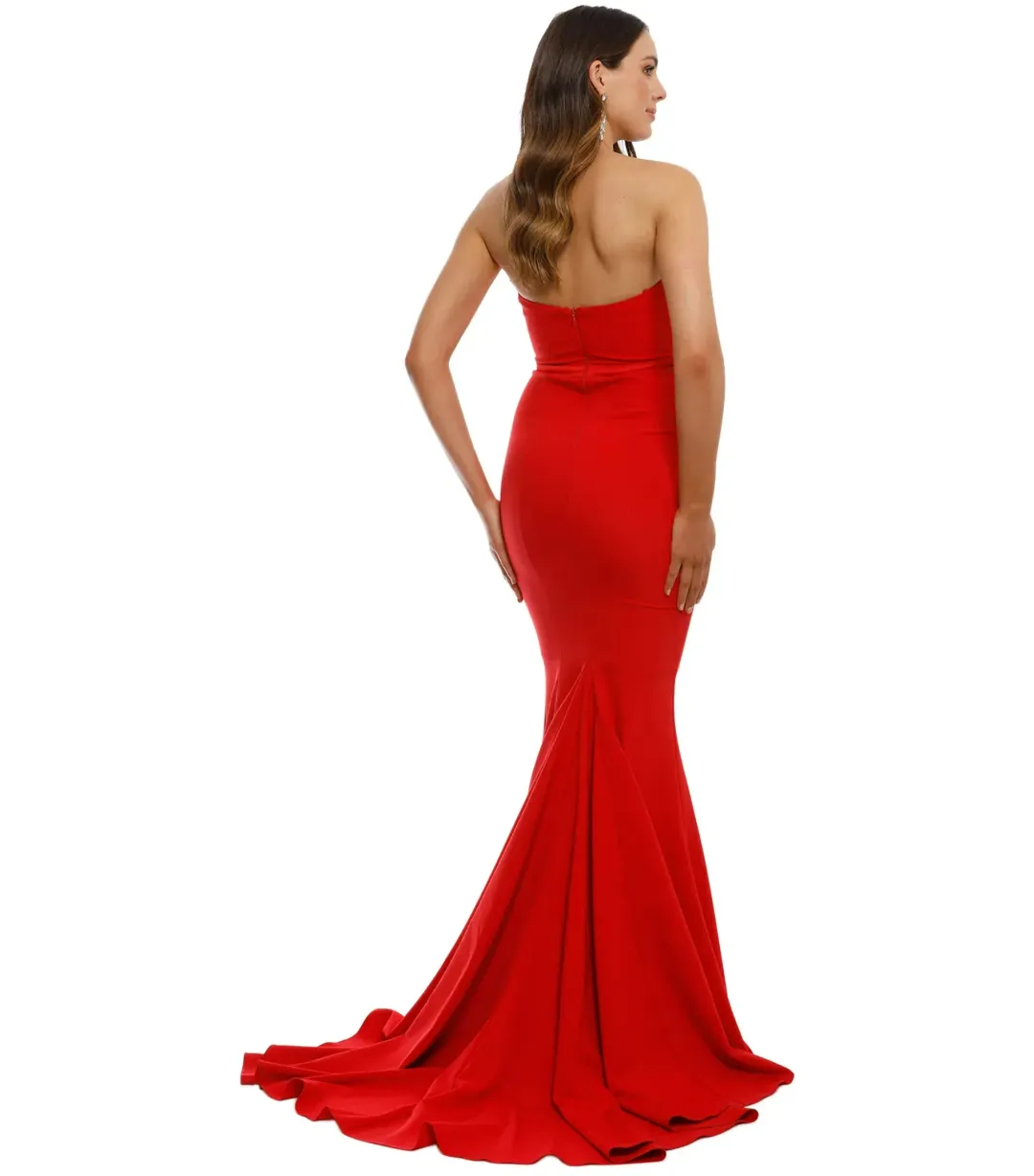 Elle Zeitoune Adrianna Gown Red Size AU 6 for rent on The Volte - main image