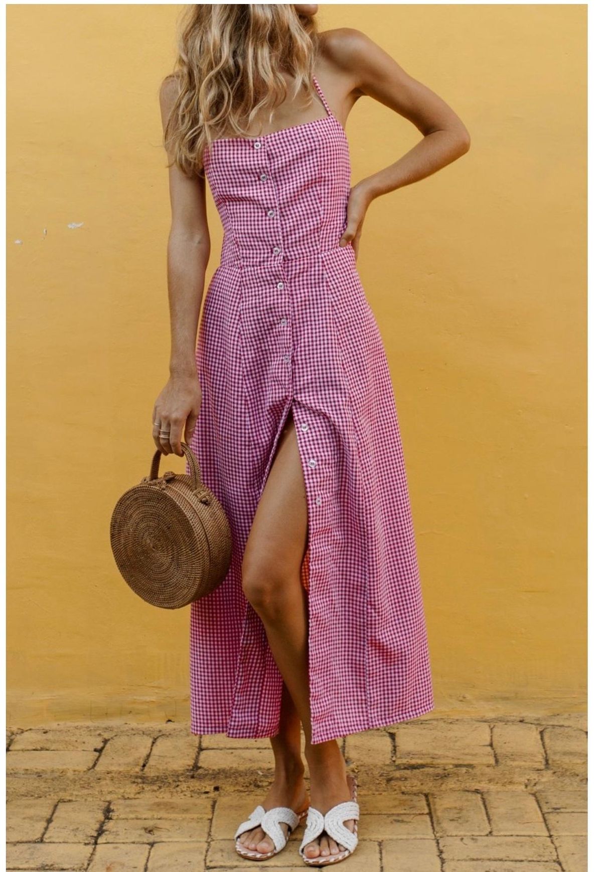 Posse the Label Marlowe Dress Red Gingham XS / AU 6 - Image 3