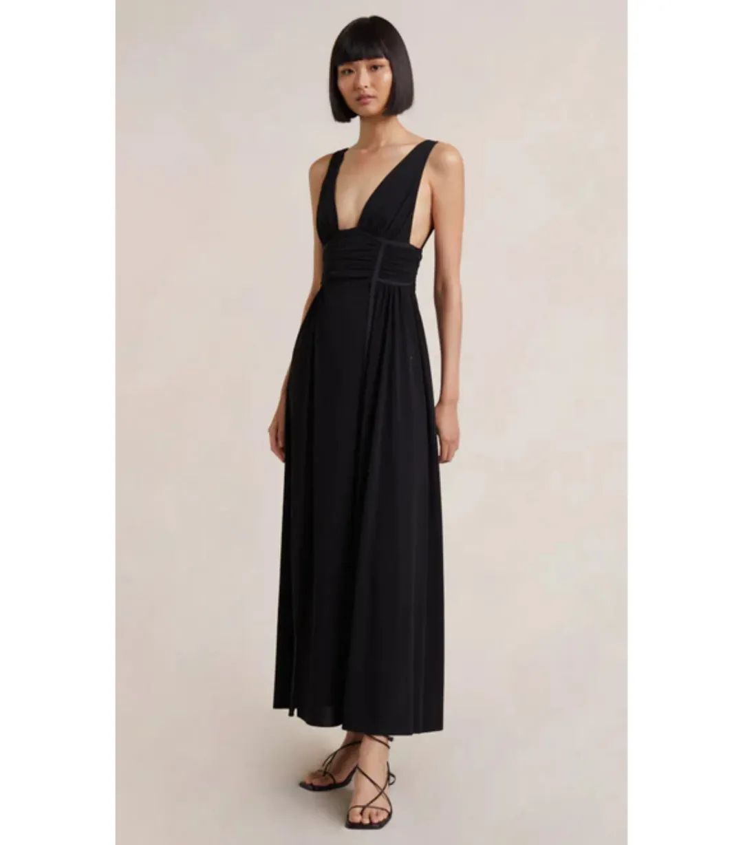 Bec & Bridge Gwen Maxi Dress in Black Size AU 10 for rent on The Volte - main image