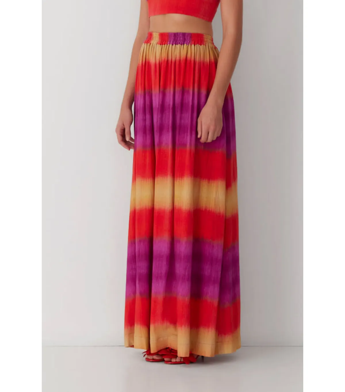 The Wolf Gang Siesta Top and Maxi Skirt Set in Solstice Size XL / AU 14 - Image 4