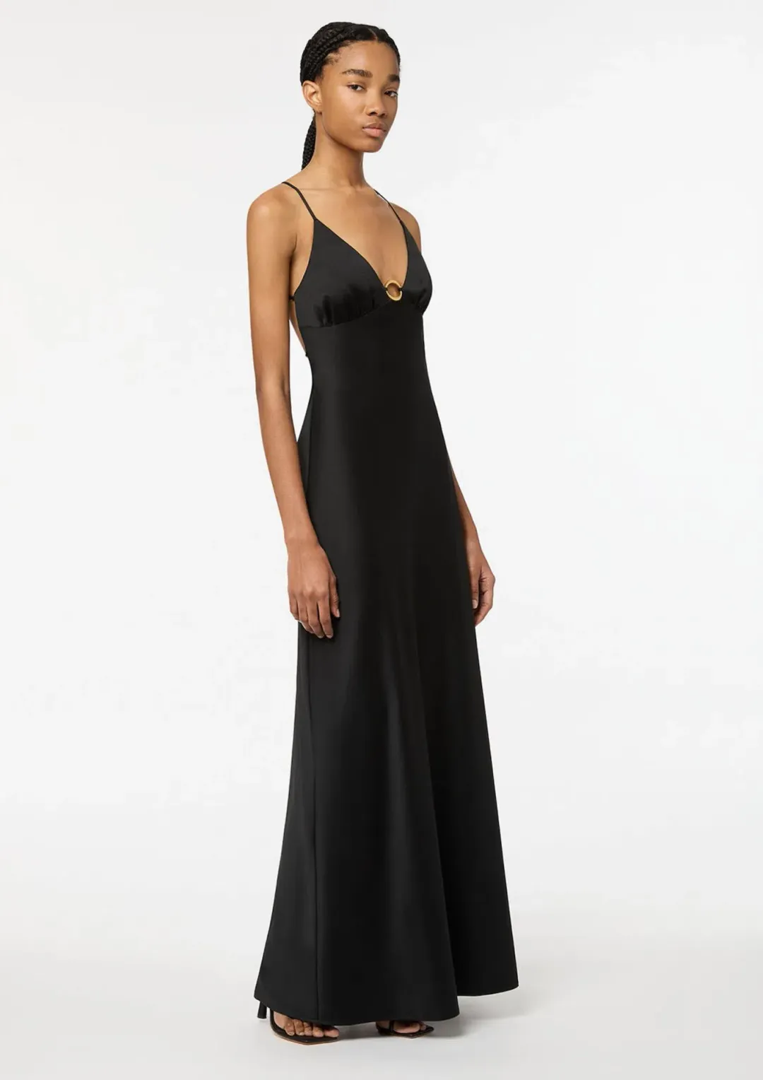 Manning Cartell Liquid Asset Slip Dress Black Size 8 for rent on The Volte - main image