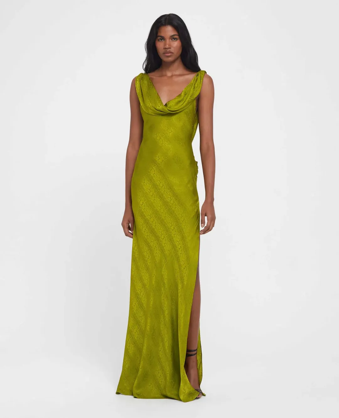 Rat & Boa Navarra Dress Lime Size 8 for rent on The Volte - main image