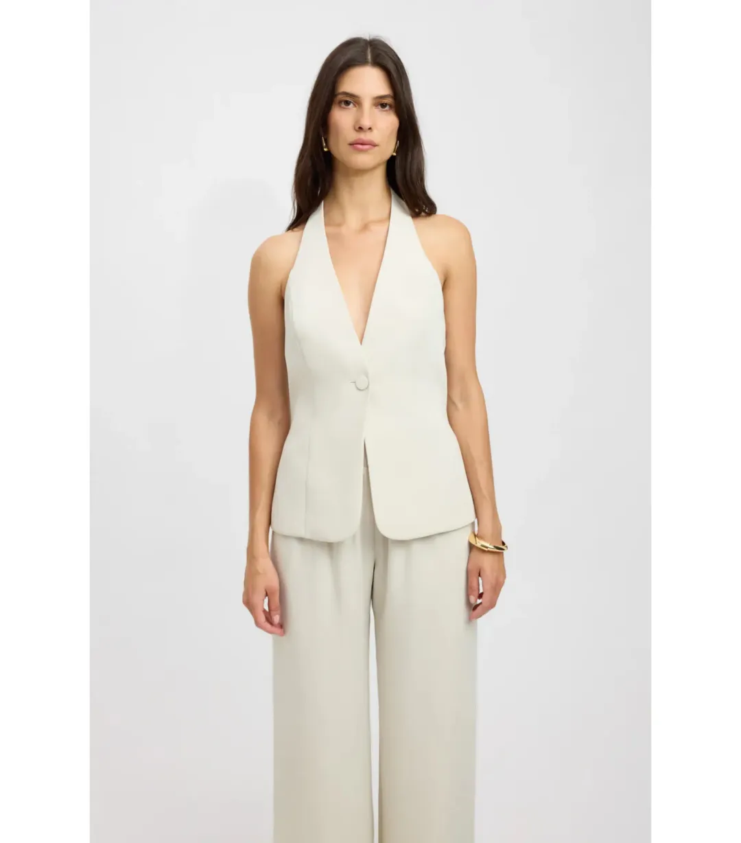 Kookai Maria Vest Top Quick Sand Size 38 / AU 10 for rent on The Volte - main image