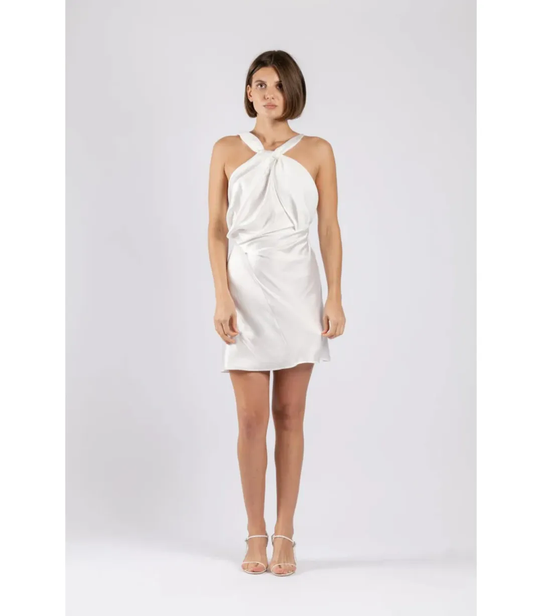 One Fell Swoop Audrey Mini Dress in White Size AU 10 for rent on The Volte - main image