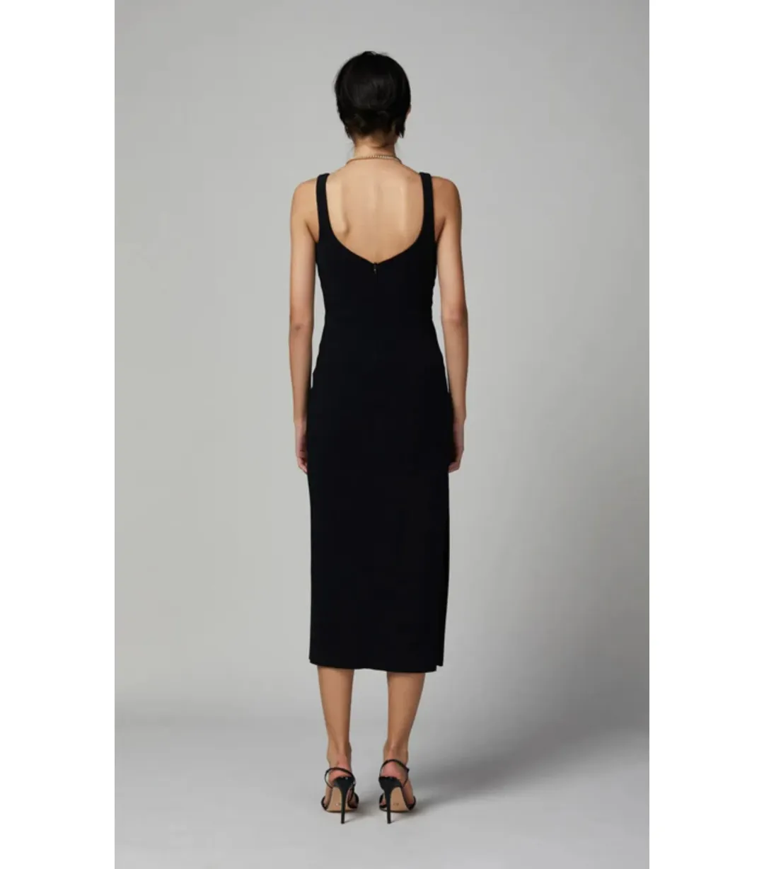 Bec & Bridge Joelle Midi Dress in Black Size AU 10  for rent on The Volte - main image