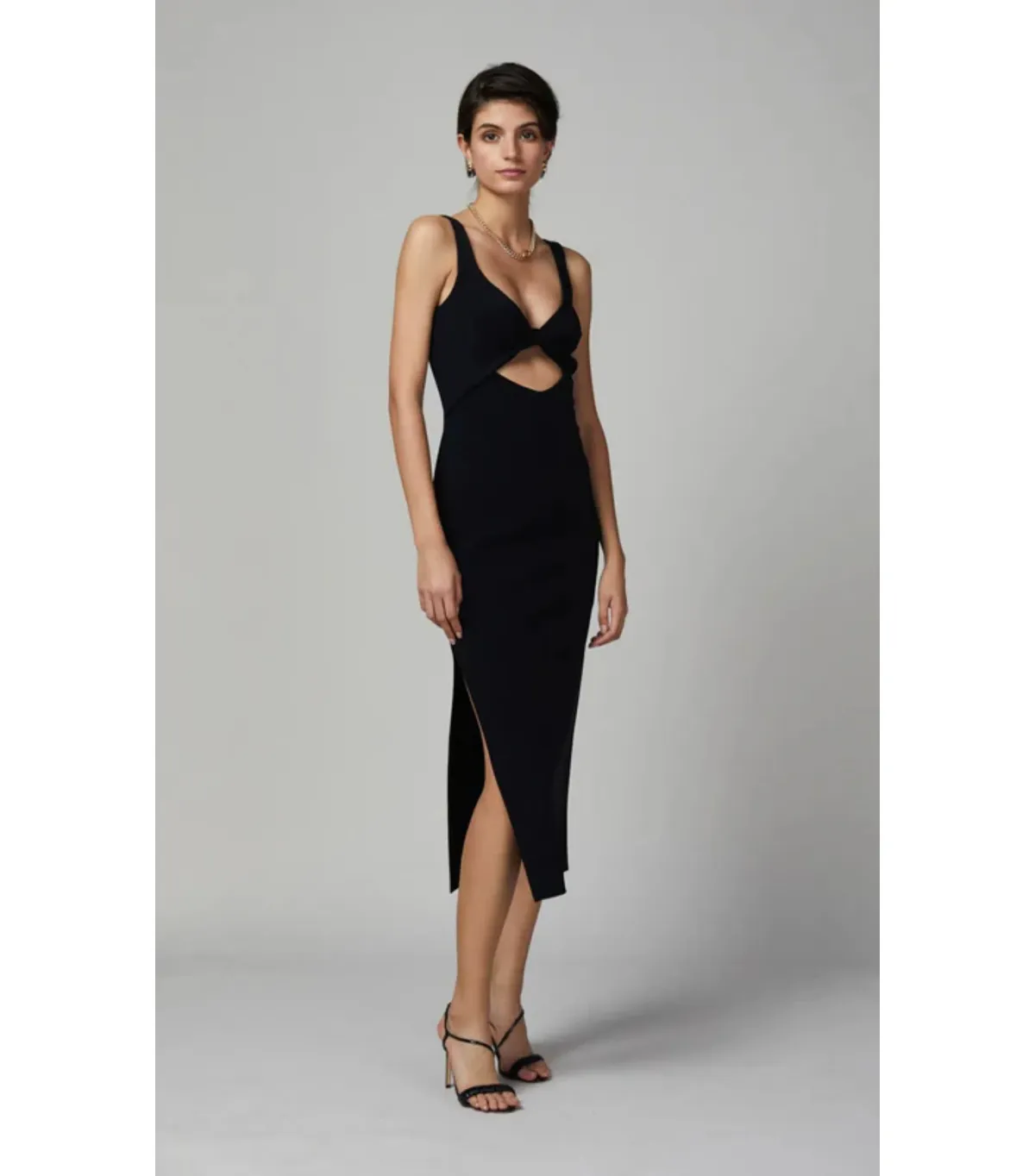Bec & Bridge Joelle Midi Dress in Black Size AU 10  - Image 1