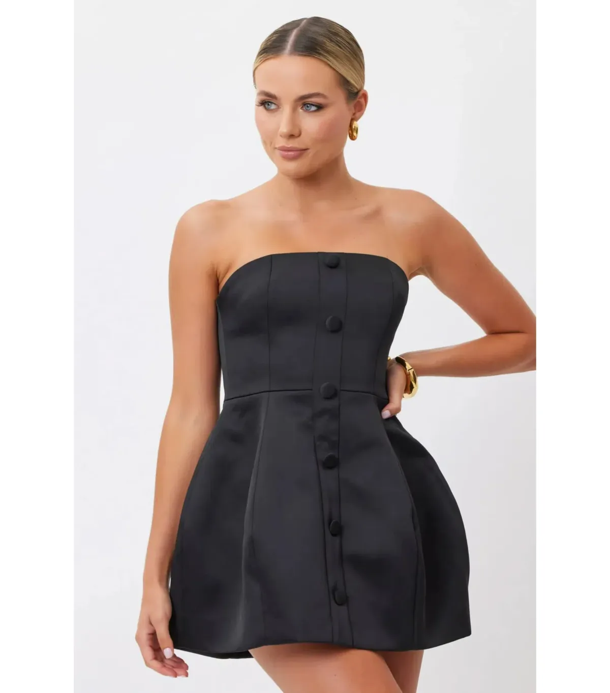 Bianca & Bridgett Elysse Mini Dress in Black Size M / AU 10 - Image 2