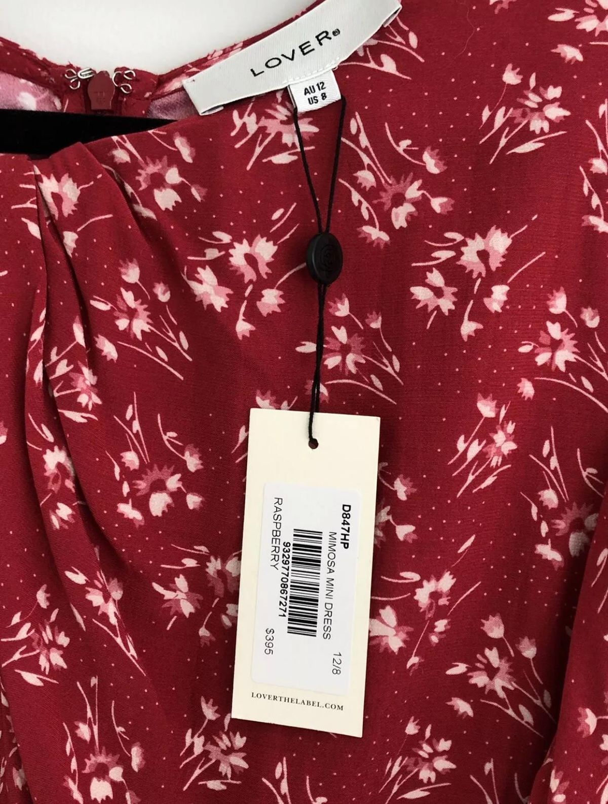 Lover the Label Mimosa Mini Dress Red Size 12 - Image 8