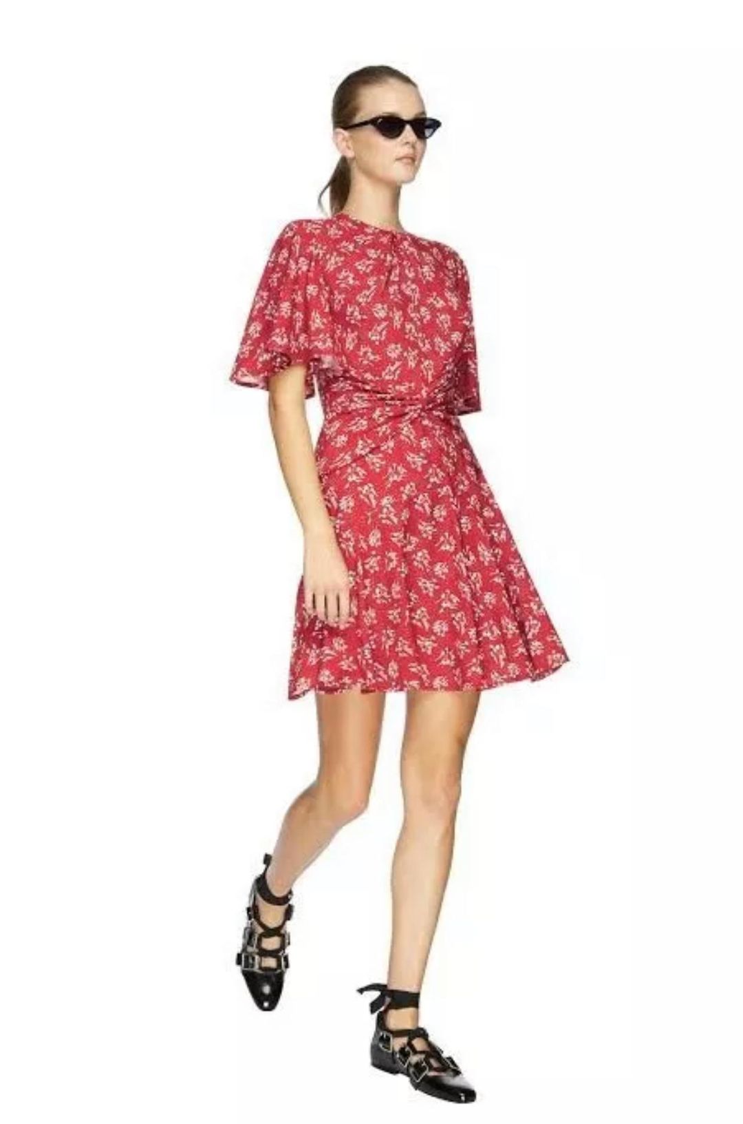 Lover the Label Mimosa Mini Dress Red Size 12 for rent on The Volte - main image