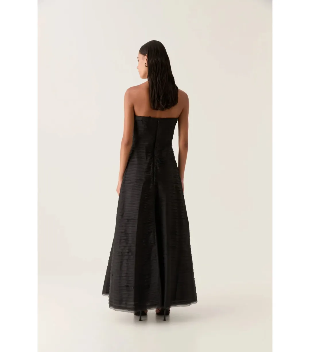 Aje Soundscape Maxi Dress Black Size AU 10  for rent on The Volte - main image