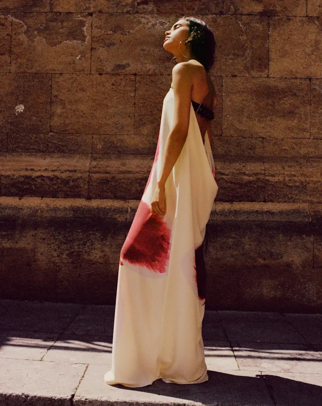 Rat & Boa Antheia Dress Cream Print Size L / AU 12  for rent on The Volte - main image