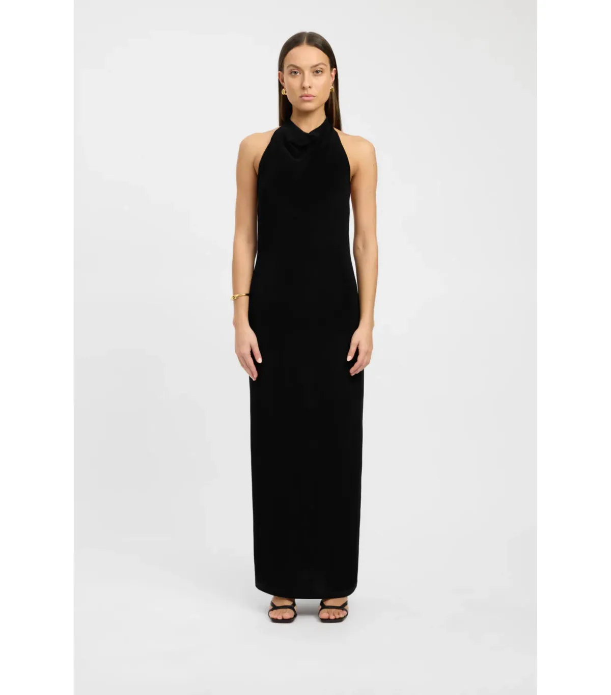 Kookai Erica Halter Dress in Black Size 38 / AU 10 - Image 1