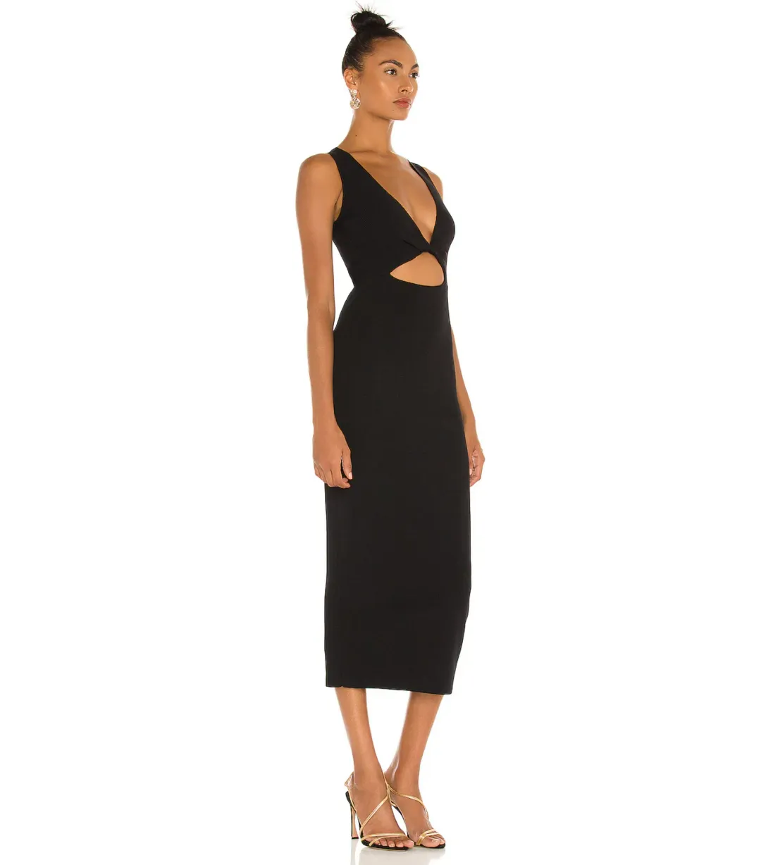 Bec & Bridge Sorbet Summer Midi Dress in Black Size AU 8 for rent on The Volte - main image