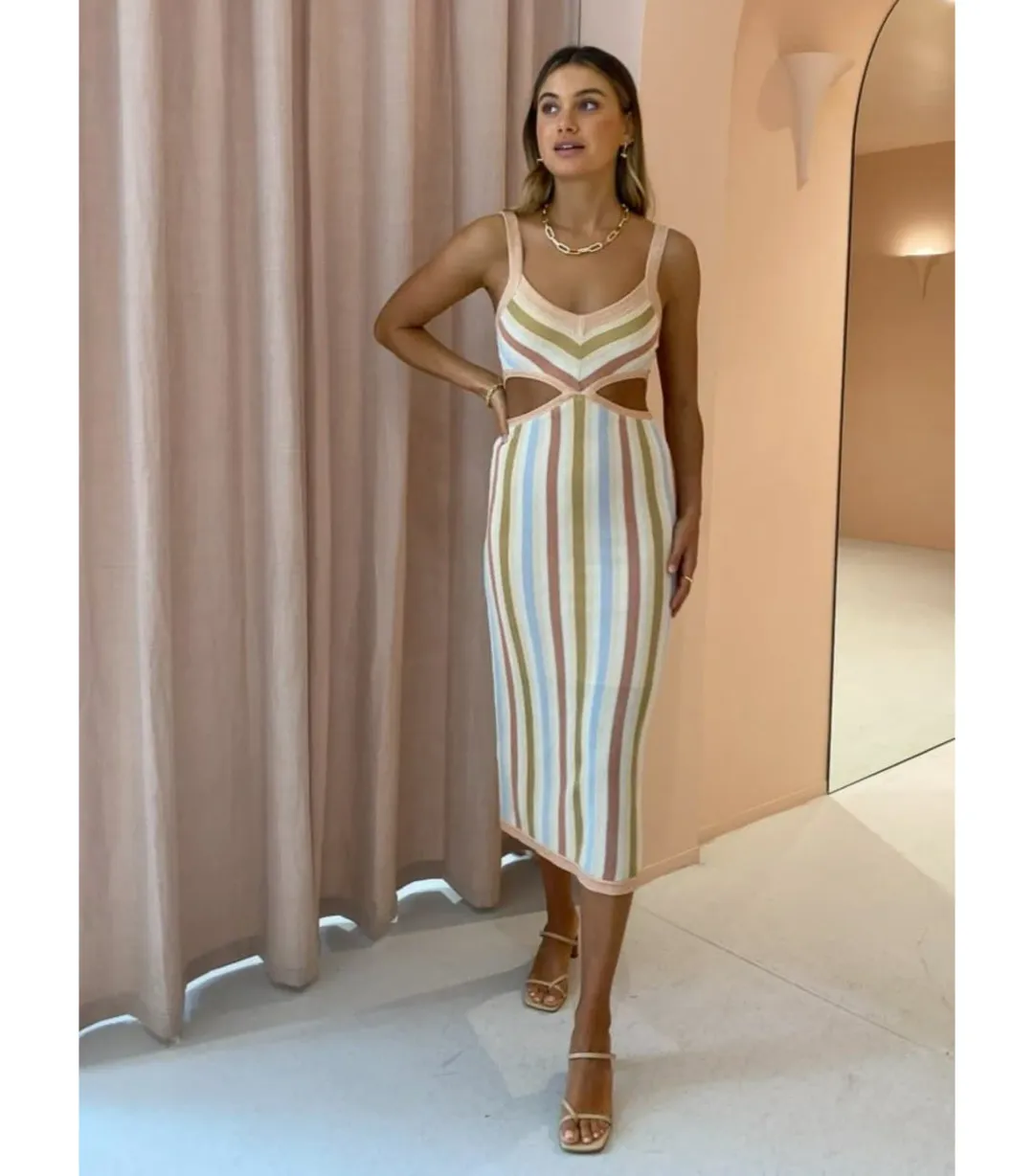 Suboo Isabel Knit Dress Multi Size S / AU 8 for rent on The Volte - main image