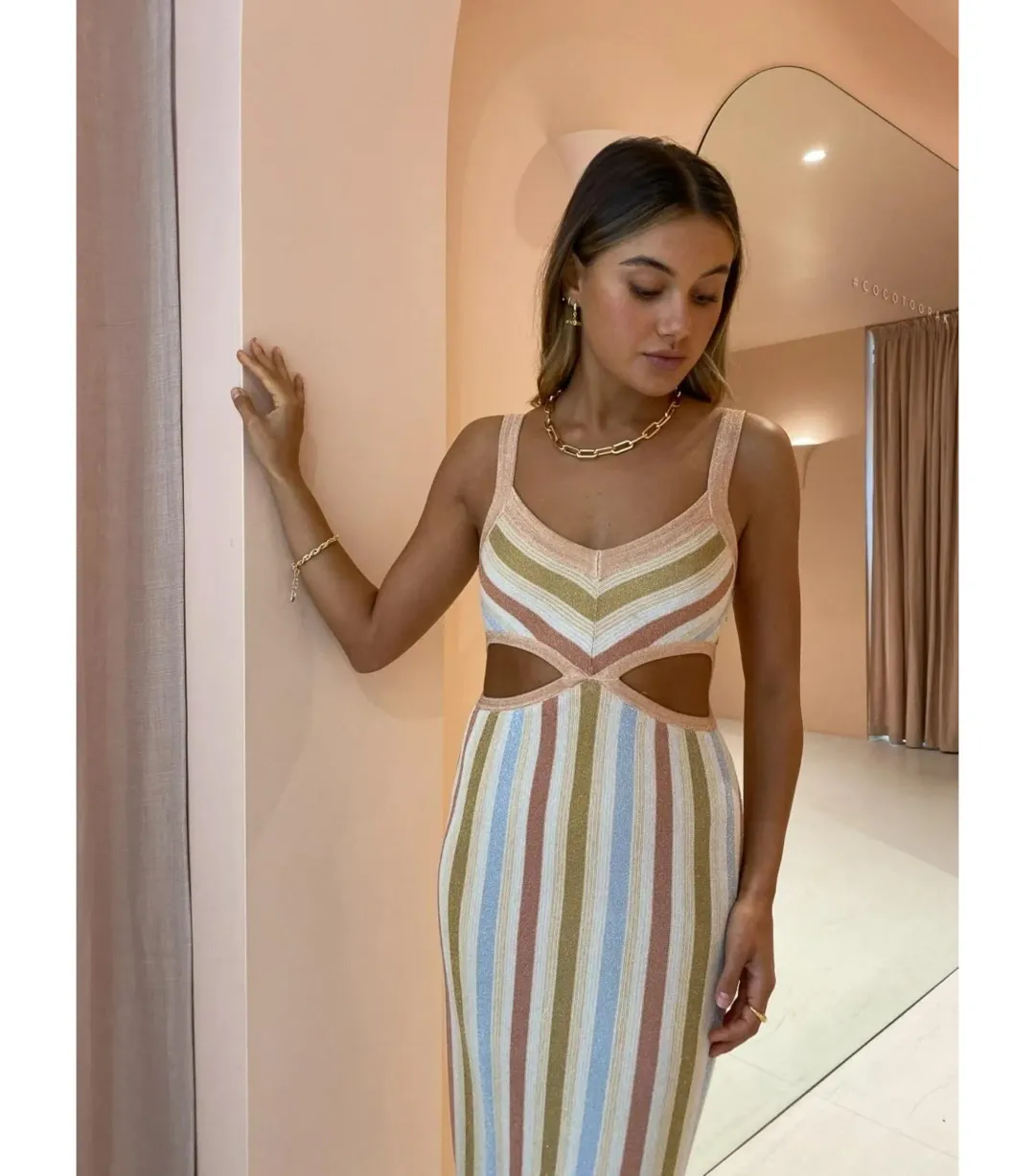 Suboo Isabel Knit Dress Multi Size S / AU 8 for rent on The Volte - main image