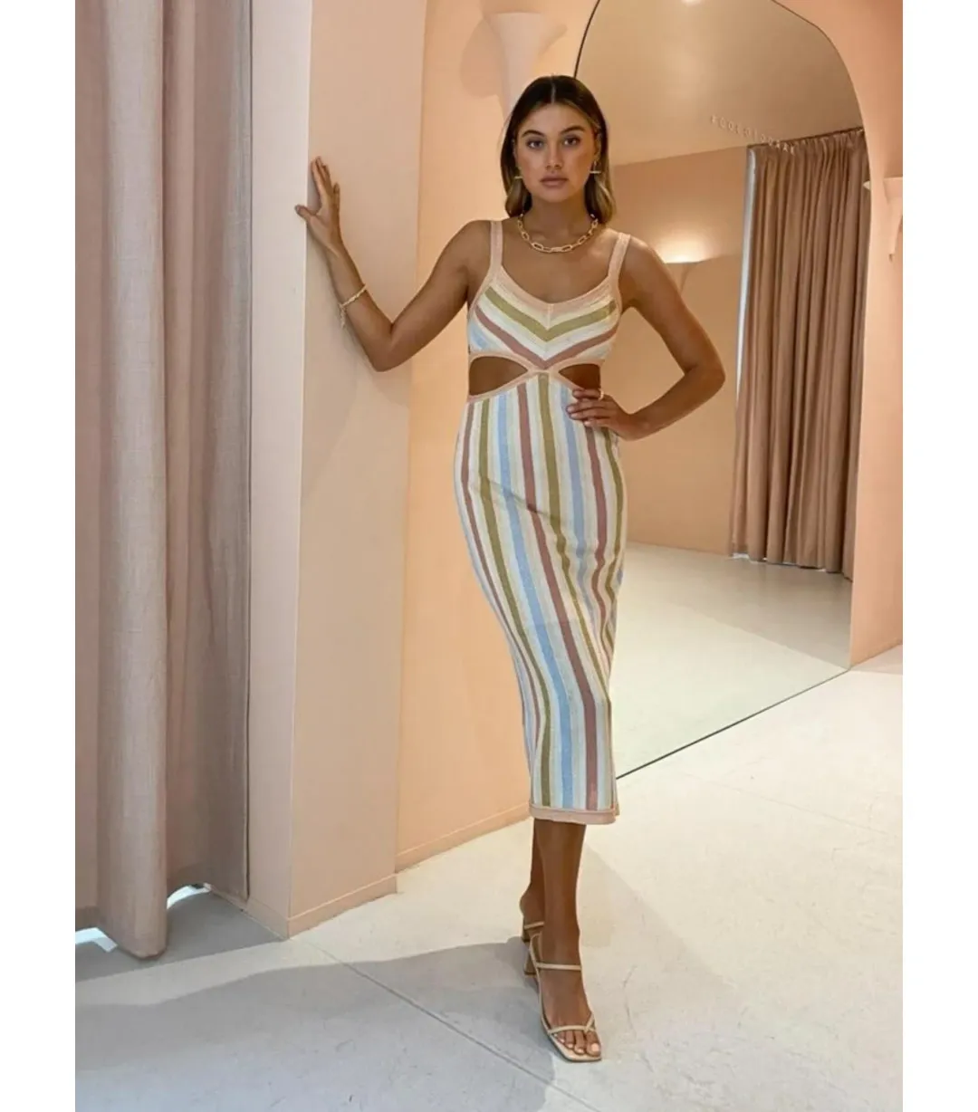 Suboo Isabel Knit Dress Multi Size S / AU 8 for rent on The Volte - main image