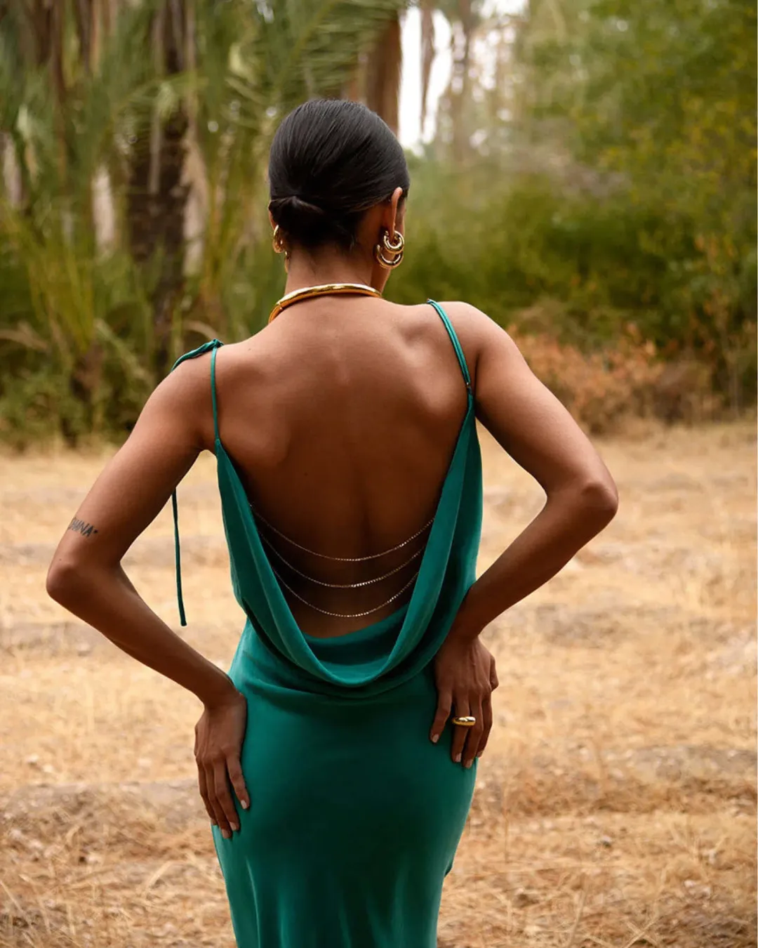 Rat & Boa Ophelia Dress Green Size S / AU 8 for rent on The Volte - main image