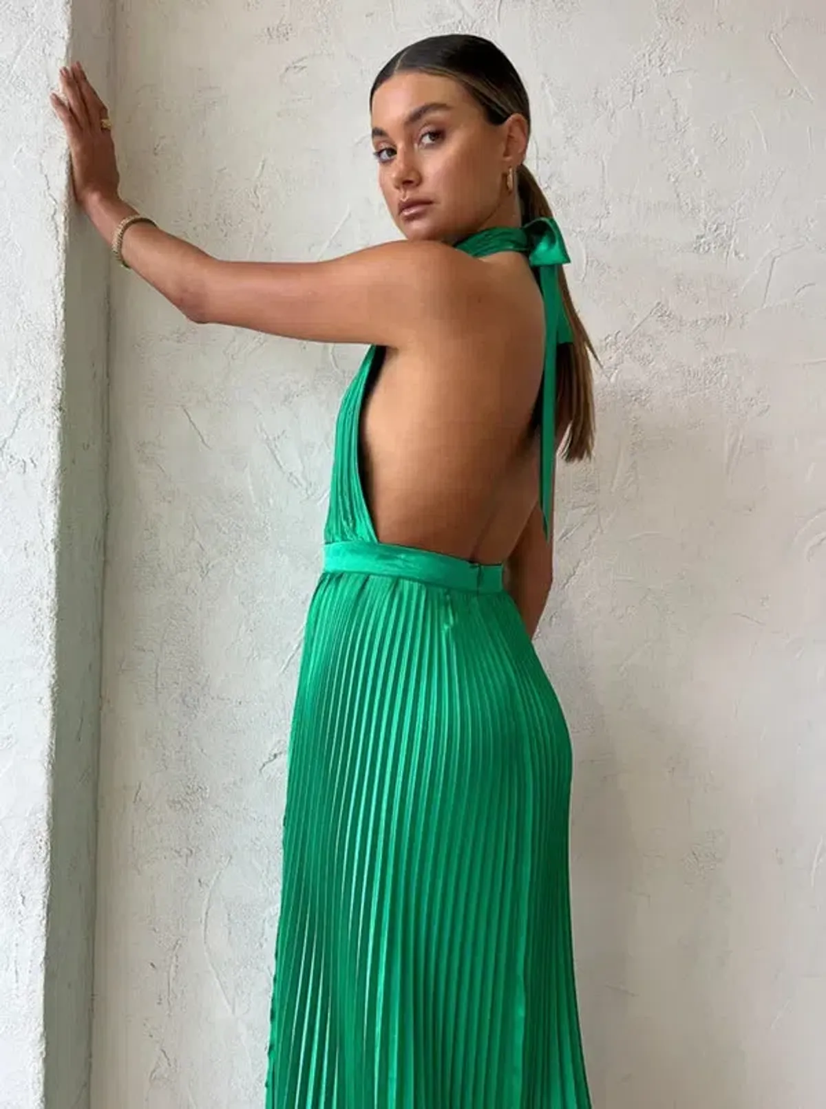 L'Idee Renaissance Gown in Bright Green Size AU 10  - Image 7