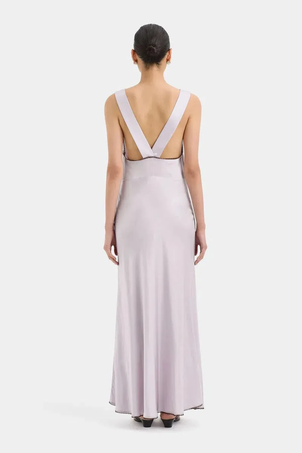 Sir the Label Aries Cut Out Gown Lilac Size 6 - Image 3