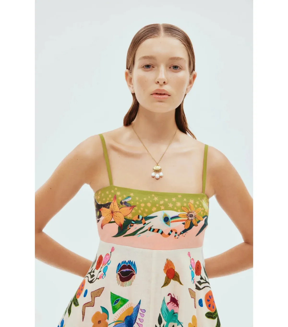 Alemais Evergreen Sundress Multi Size AU 10  - Image 3