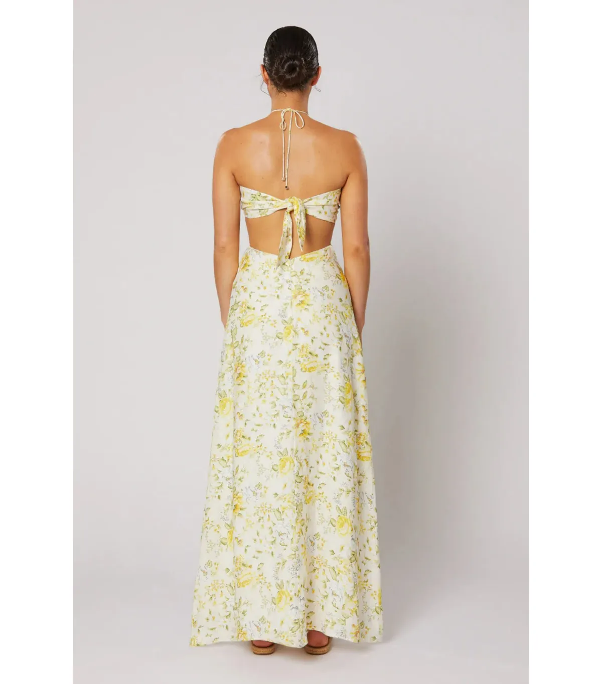 Winona Limette Maxi Dress Floral Size S / AU 8  - Image 3