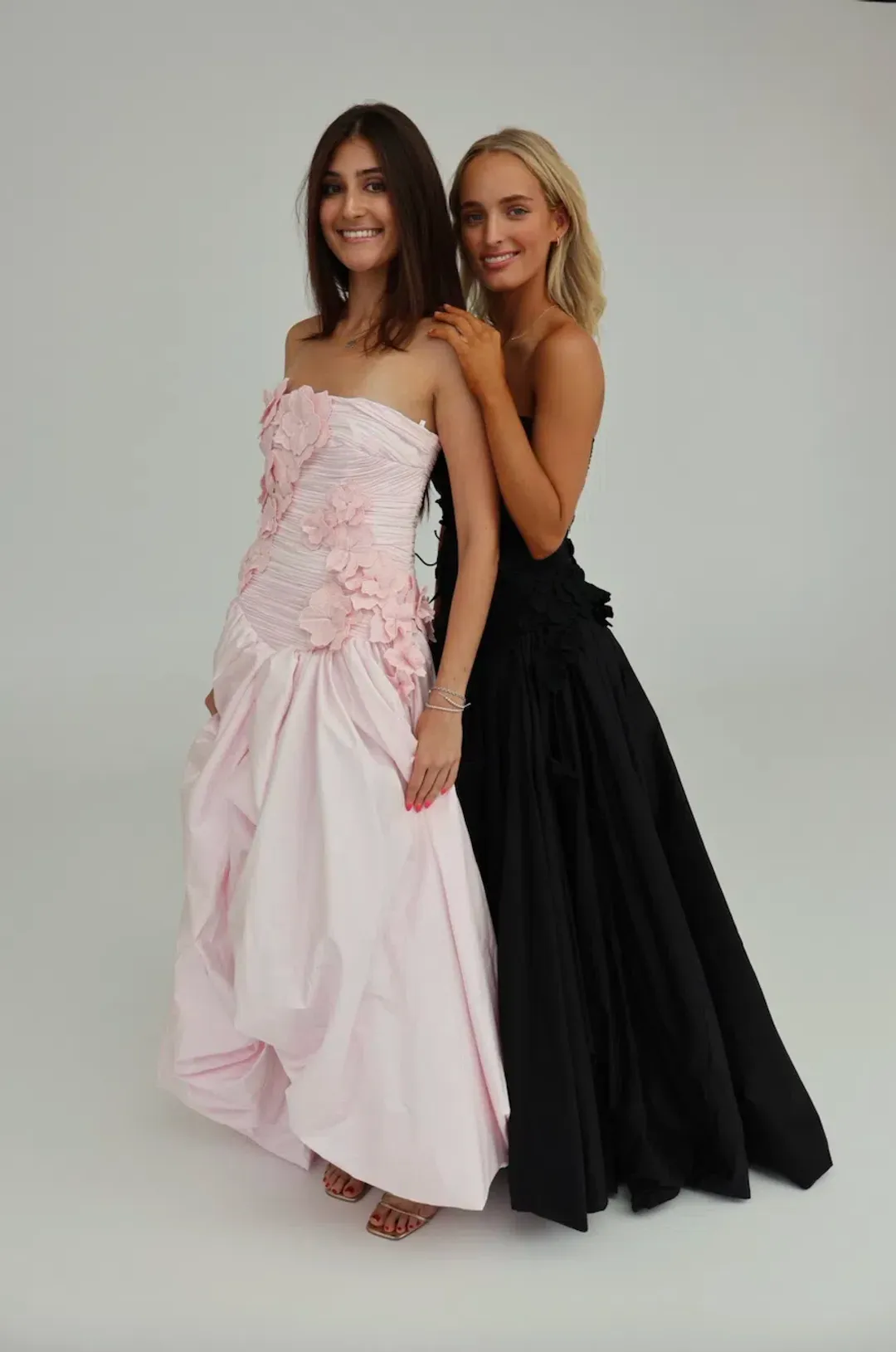 Aje Splendour Flower Gown Pastel Pink Size AU 8   for rent on The Volte - main image