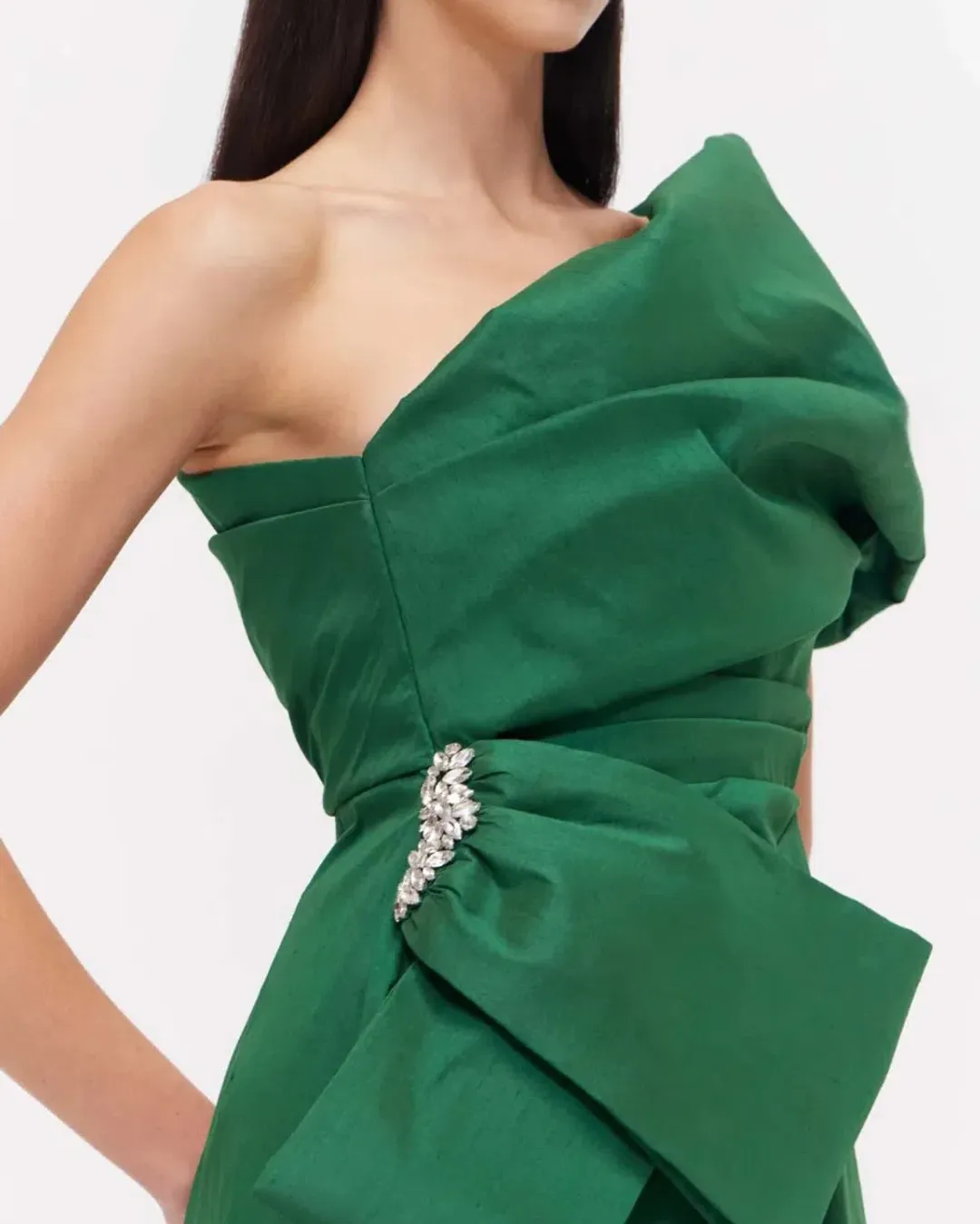 Rachel Gilbert Archer Dress in Green Size 10/M for rent on The Volte - main image