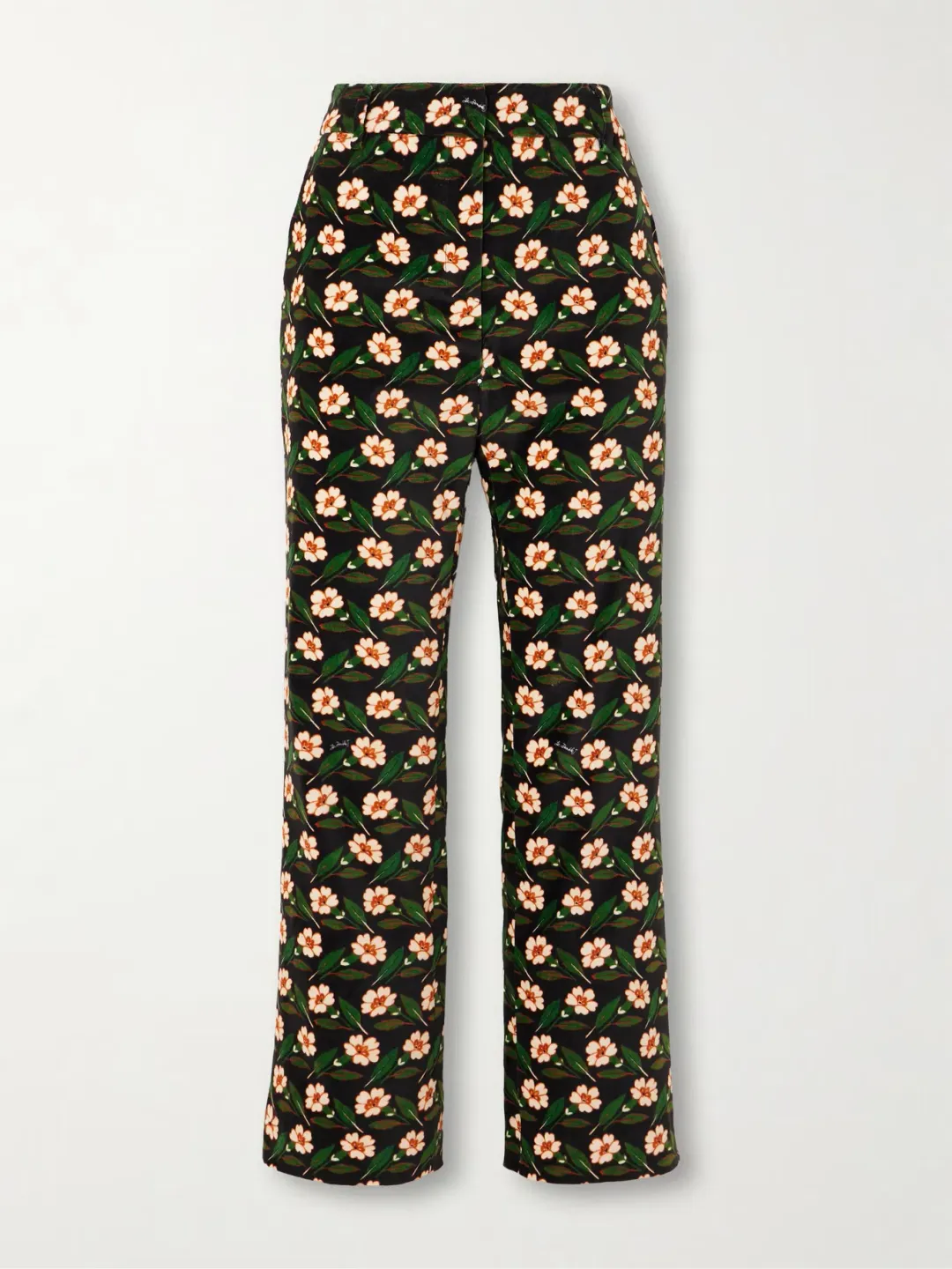 La Double J 24/7 Pants Mayfair Black in Cotton Velvet Size XS / AU 6 for rent on The Volte - main image