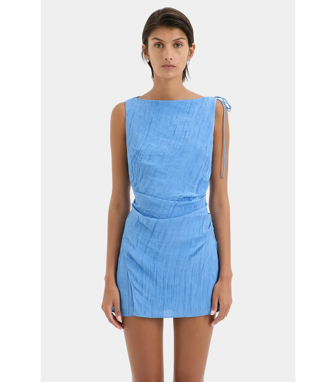 Sir The Label Ligera Mini Dress In Cornflower Size 3 / AU 12 for rent on The Volte - main image