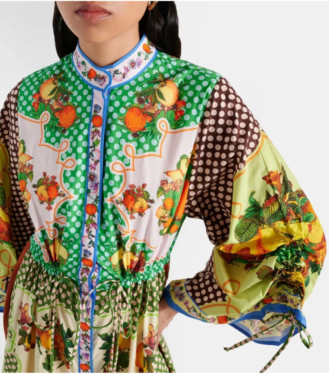 Alemais Lemonis Midi Shirt Dress Multi Size AU 14 for rent on The Volte - main image