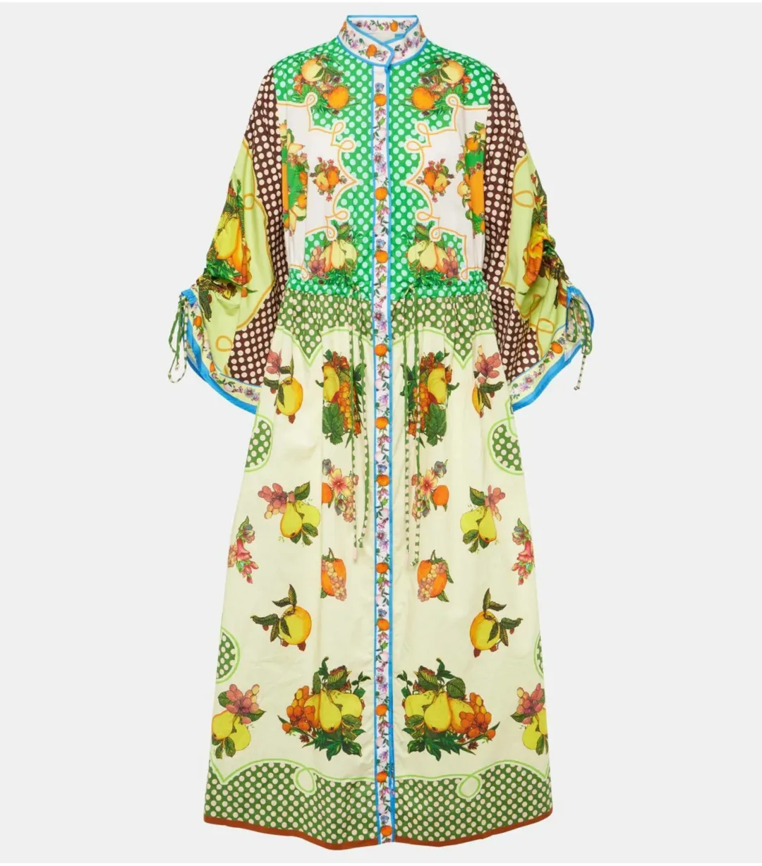 Alemais Lemonis Midi Shirt Dress Multi Size AU 14 for rent on The Volte - main image