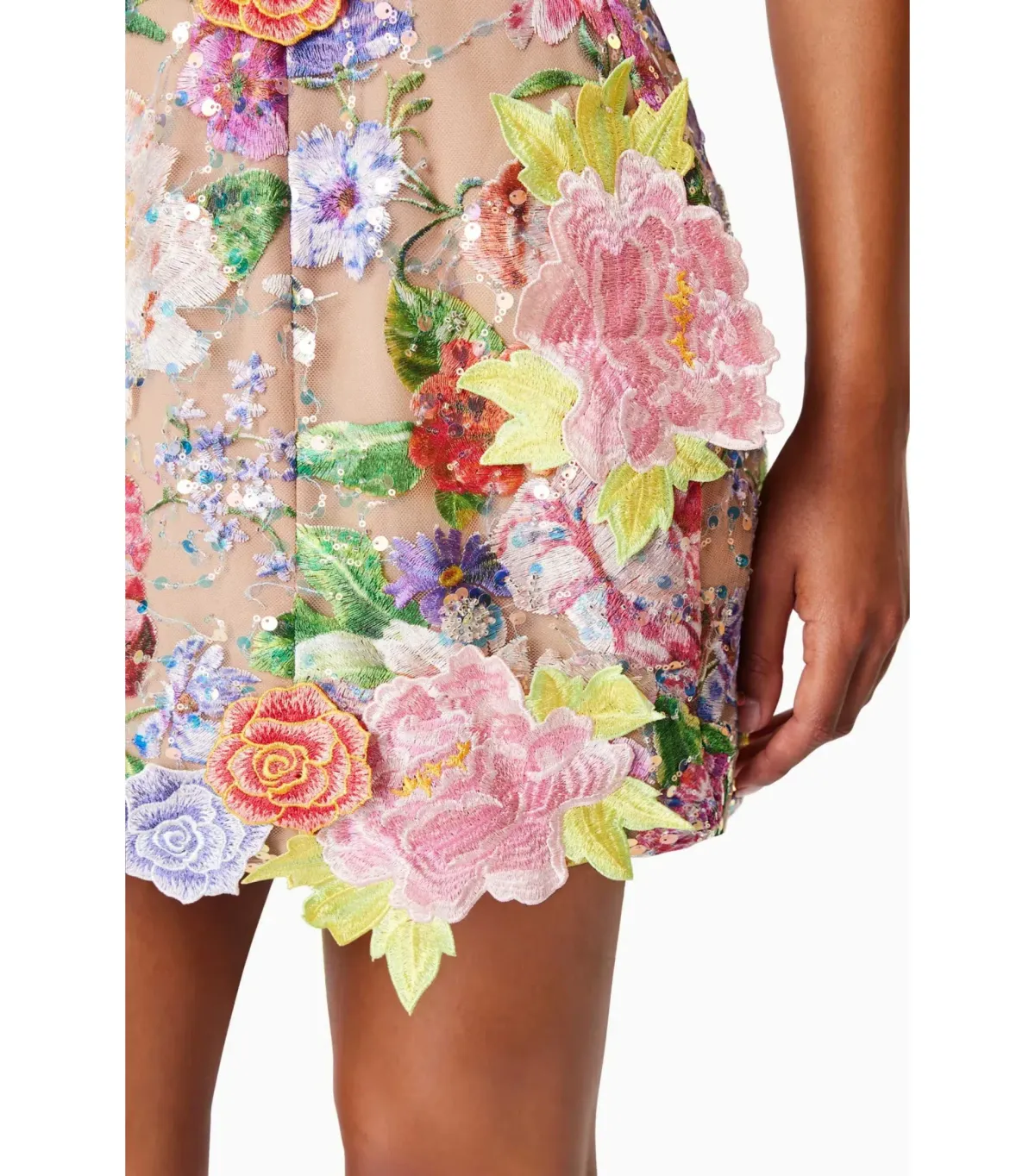 Elliatt Meadowhawk Mini Sequin Dress in Pink Size Small / AU 8 - Image 3