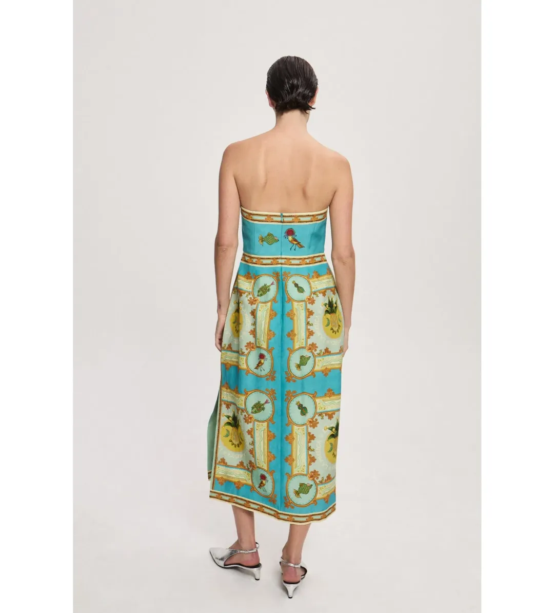 Alemais La Musica Midi Dress Print Size 6 for rent on The Volte - main image