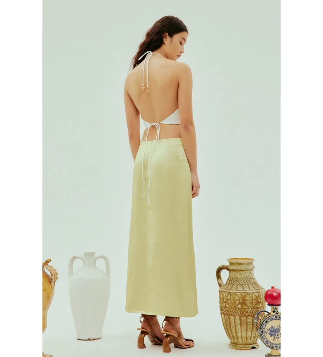 Alemais Seb Embellished Midi Dress Multi/Print Size 8 for rent on The Volte - main image