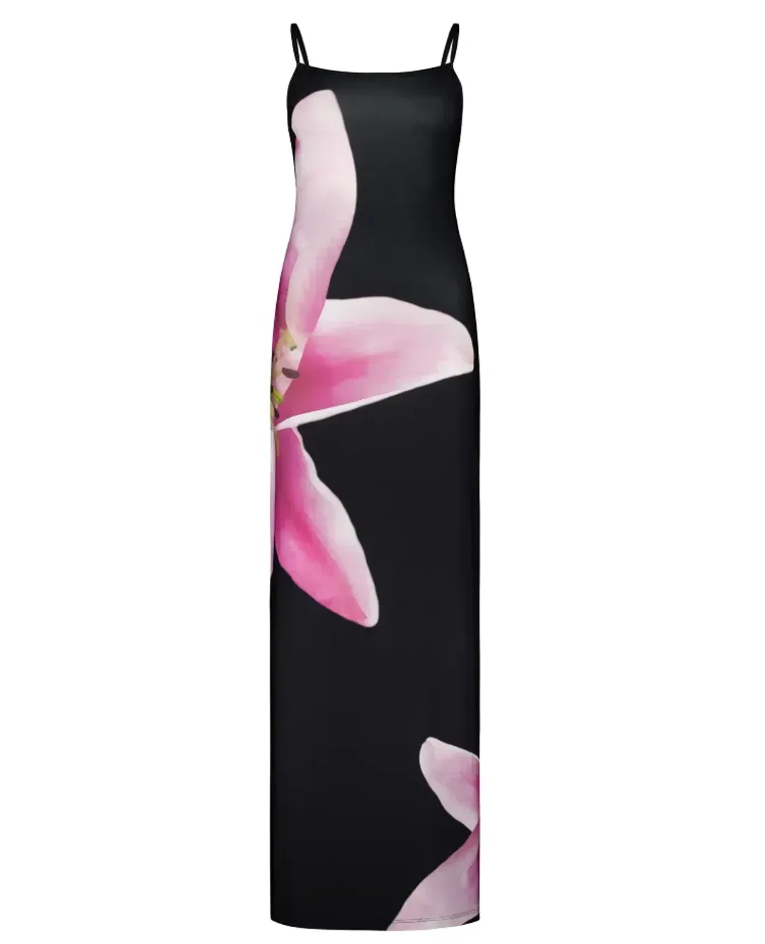 With Harper Lu Slip Dress Black Lily Floral Size S / AU 8 for rent on The Volte - main image