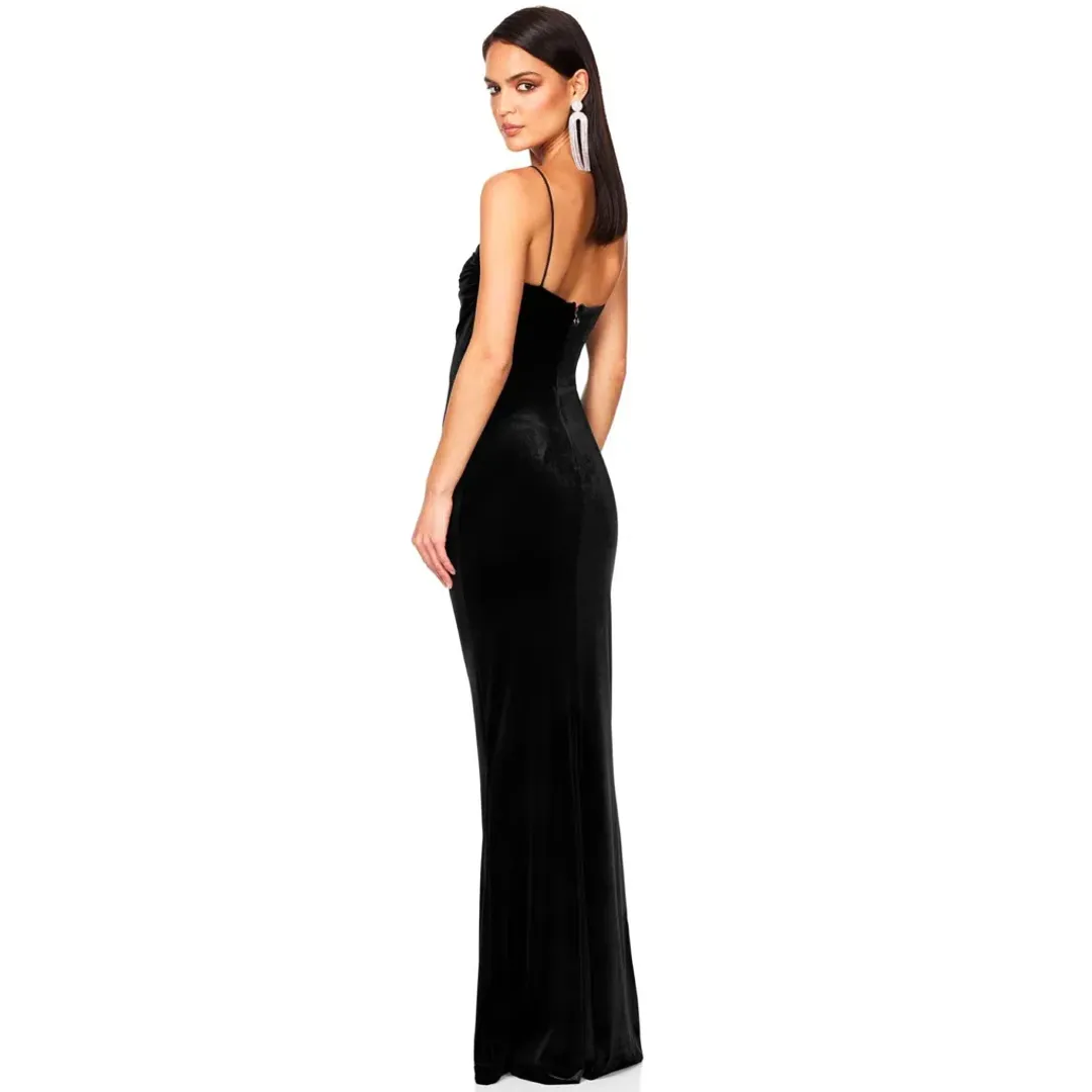 Love Nookie Twilight Floor Length Gown Black Size XS / AU 6 for rent on The Volte - main image