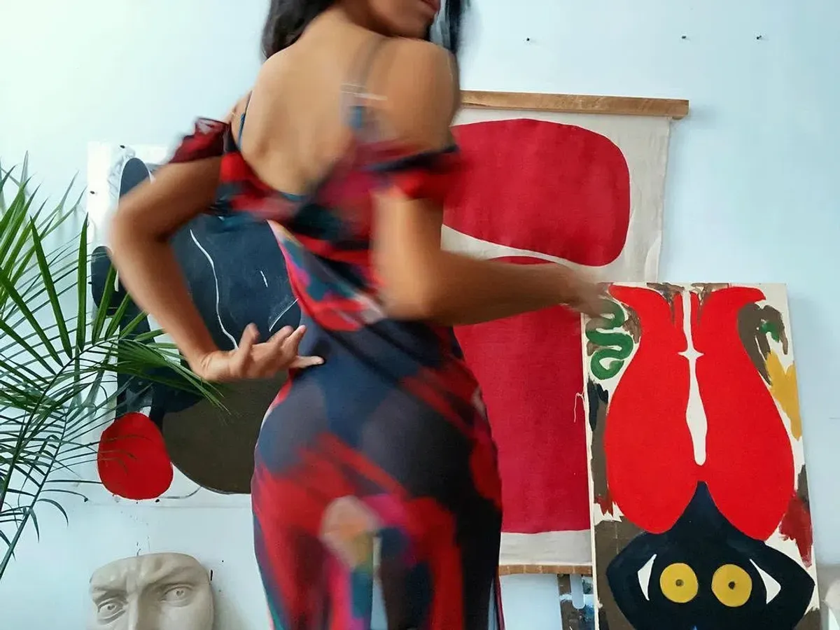 Rat & Boa Adriana Dress Print Size S / AU 8  - Image 3