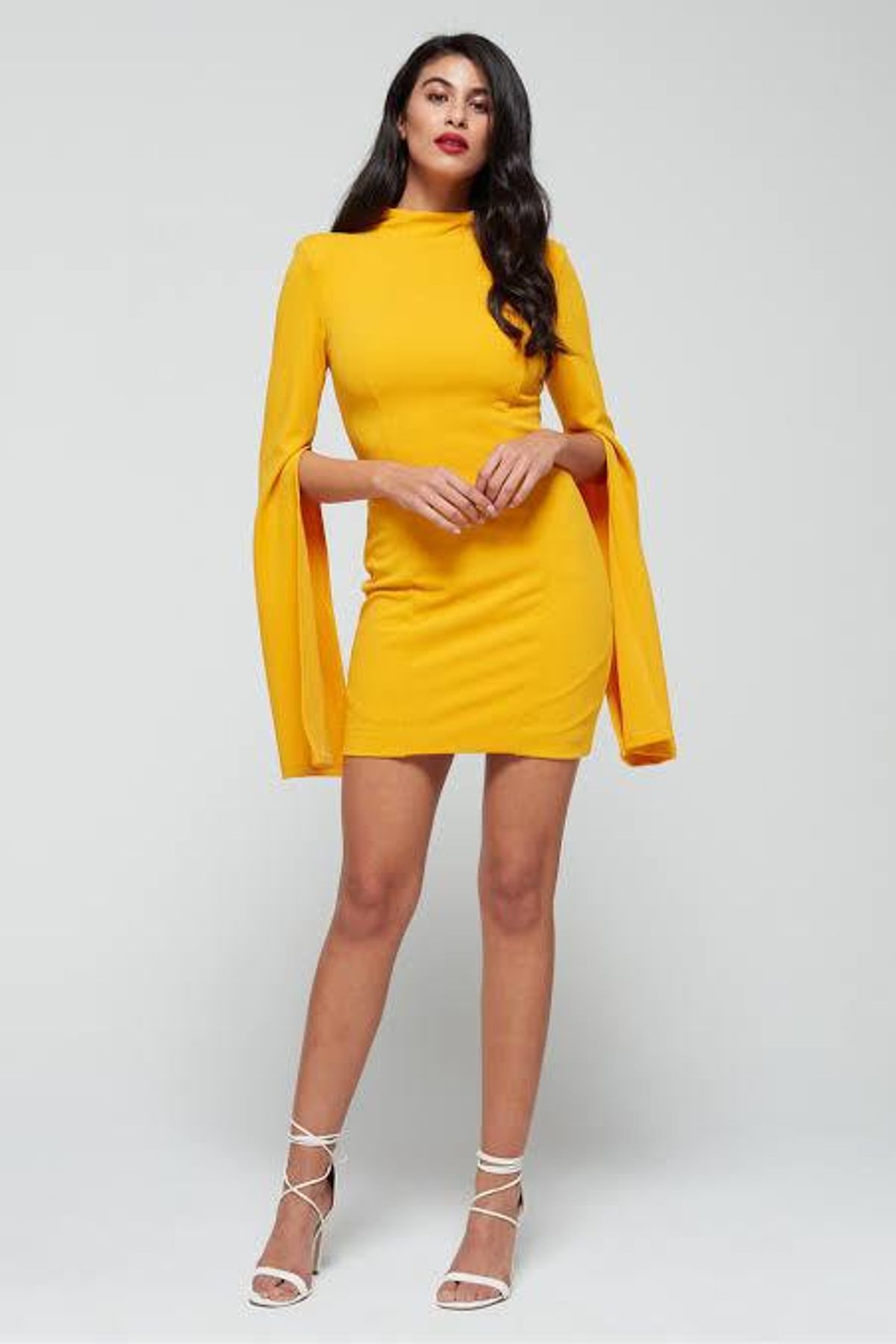 Mossman Sense of Mystery Mini Dress Yellow Size 10  - Image 1