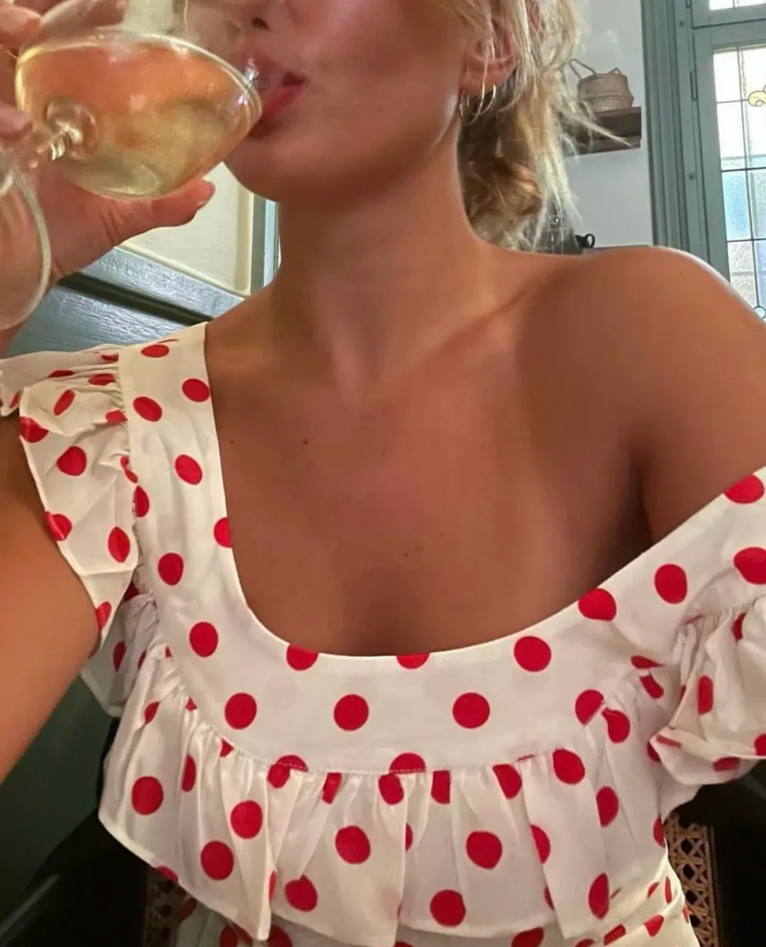 Realisation Par The Claudia Dress Super Dot Size 8 for rent on The Volte - main image