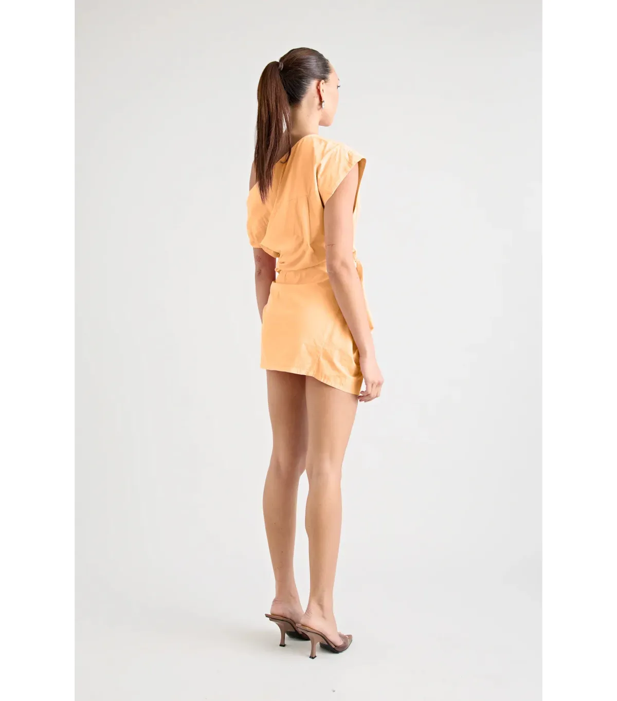 Pfeiffer  Grenada Mini Twist Dress Tangerine Size AU 8  - Image 2